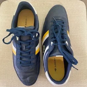 Lacoste | Shoes | Lacoste Mens Sneakers Navy Blue Tennis  display picture 2